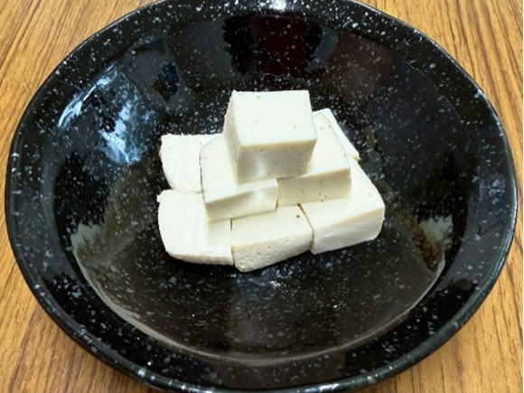 2晩漬けたもの よりしっかりと大豆のうまみが感じられました。